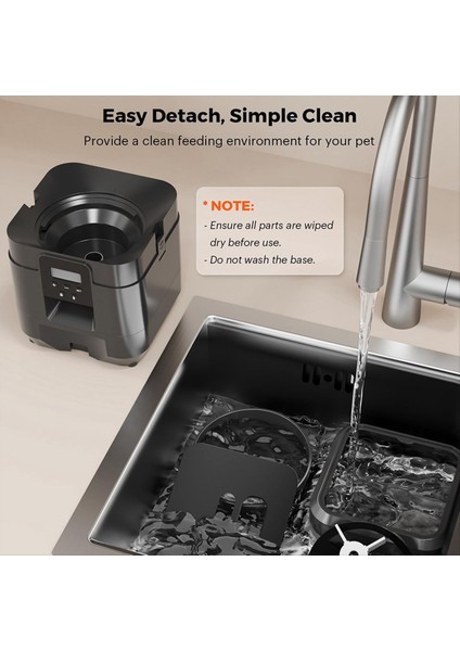 Otomatik Kedi Besleyici 2l Kediler ve Köpekler Için Otomatik Evcil Hayvan Besleyicileri Kuru Gıda Zamanlı Kedi Besleyicileri (Ab) Için Kedi Yiyesi Dağıtıcı, A (Yurt Dışından) indirimleri