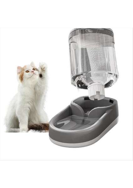 Pet Köpek Besleyici Kedi Otomatik Içme Çeşme Kedi ve Köpek Içme Suyu Besleme Kase Şeffaf Köpek Maması Depolama B (Yurt Dışından) fiyatları
