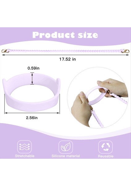 Yumuşak ve Dayanıklı Su Şişesi Tutucu, Askı, Kordon, Kayışlı Taşıyıcı - Çoğu 8-40 Oz Su Şişesine, Açık Mora Uyuyor (Yurt Dışından) modelleri