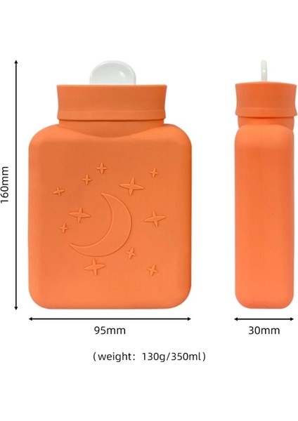 Silikon Sıcak Su Şişesi Çantası Sıcak ve Soğuk Terapiler Ağrı, Sıcak Eller, Yumuşak Çevre Silikon Malzeme Portakal (Yurt Dışından) modelleri