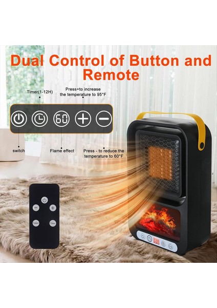 Iç Mekan Kullanımı Için Küçük Alan Isıtıcı Taşınabilir Elektrikli Şömine Isıtıcı Gerçekçi 3D Alev Mini Oda Akıllı Isıtıcı Ab Fiş (Yurt Dışından) indirimleri