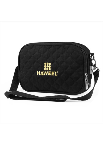 Haweel Crossbody Omuz El Sıcak Torbası, Dijital Depolama Çantası, Isıtmalı Termal Torba Elektrikli Kış El Sıcak Bag-Black (Yurt Dışından)