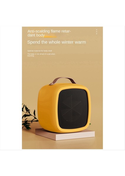 Isıtıcı Taşınabilir Alan Hanehalkı Küçük Sessiz ve Enerji Tasarrufu Yurt Mini Masaüstü Hızlı Isı Fan Beyaz Eu-Plug (Yurt Dışından)