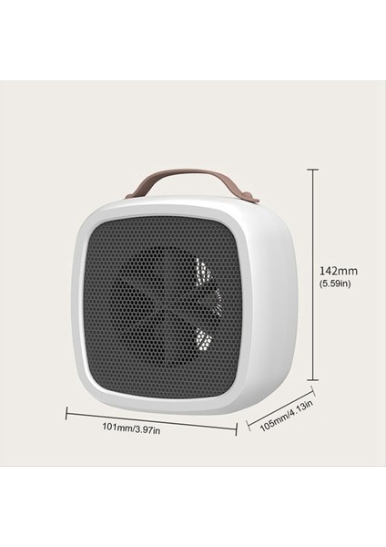 Isıtıcı Taşınabilir Alan Hanehalkı Küçük Sessiz ve Enerji Tasarrufu Yurt Mini Masaüstü Hızlı Isı Fan Beyaz Eu-Plug (Yurt Dışından) fiyatları