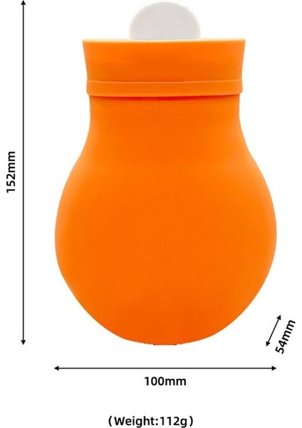 Silikon Sıcak Su Şişesi Çantası Sıcak ve Soğuk Terapiler Ağrı, Sıcak Eller, Yumuşak Çevre Silikon Malzeme Portakal (Yurt Dışından) indirimleri
