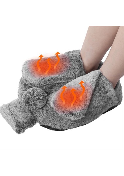Ayak Daha Sıcak Sıcak Su Şişesi Yumuşak Peluş Örtü ile Ayaklar Için (Yurt Dışından) fiyatları