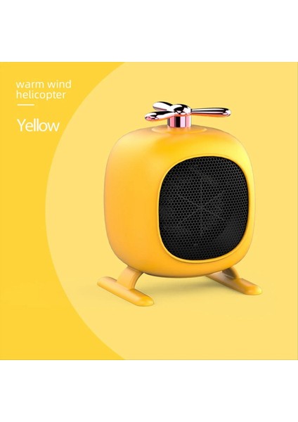 Mini Taşınabilir El Sıcak Fan Isıtıcı Masa Masası Stili Ev Ofis Için Sıcak Sessiz Vücut Isıtıcı, Sarı, Abd Fişinde (Yurt Dışından) fırsatları