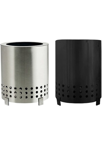 2pcs Taşınabilir Masa Üstü Ateş Çukuru Stand - Dumansız Küçük Firepit Kentsel, Banliyö ve Kamp Kullanımı (Yurt Dışından) fırsatları