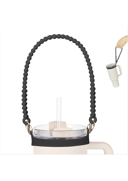 Yumuşak ve Dayanıklı Su Şişesi Tutucu, Askı, Kordon, Kayışlı Taşıyıcı - Çoğu 8-40 Oz Su Şişesine, Siyah (Yurt Dışından) fiyatları