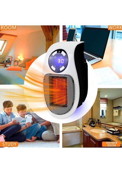 Ultra Hava Isıtıcı, 2025 Yükseltilmiş Fiş Isıtıcı, Ayarlanabilir Termostat Süresi ve LED Ekran Ab Fişi ile Ultra Hava Isıtıcı (Yurt Dışından) fırsatları
