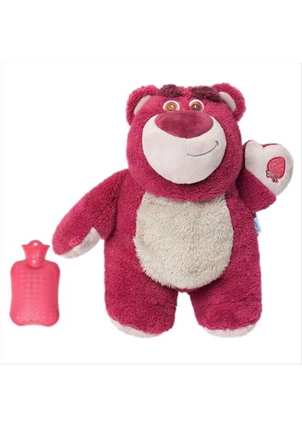 Çilek Ayı Kış Ekstra Büyük Peluş Sıcak Su Şişesi Anime Kadın Karikatür Ev Su Doldurma El Sıcak Isıtıcı (Yurt Dışından)