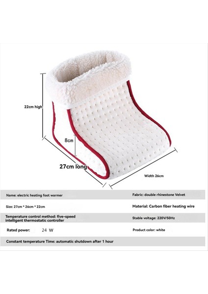 Elektrikli Ayak Daha Sıcak Çift Taraflı Elektrikli Ayak Isıtma Pedi Ayak Isıtıcıları Masa Masası Altında Ev Ofisi Için Eu Plug-B (Yurt Dışından) modelleri