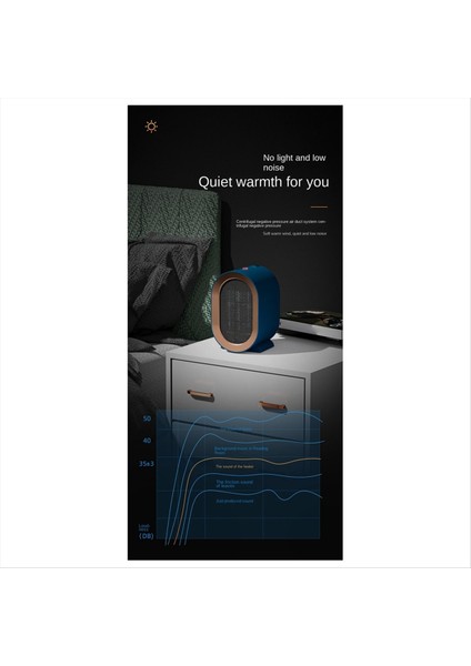 Isıtıcı Masaüstü Küçük Isıtıcı Elektrikli Isıtıcı Öğrenci Yurt Isıtma Fanı Sıcak Hava Fan Mavisi Us-Plug (Yurt Dışından) indirimleri