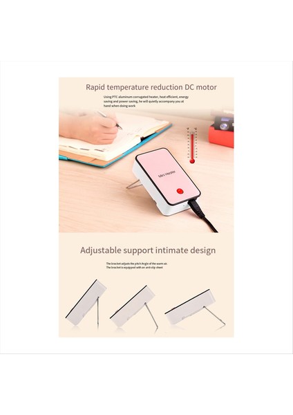 Taşınabilir Elektrikli Isıtıcı Masaüstü El Sıcak Alan Sıcak Hava Üfleyici Mini Fan Isıtıcı Ev Isıtıcılar Için Bizi Fiş Pembe (Yurt Dışından) modelleri