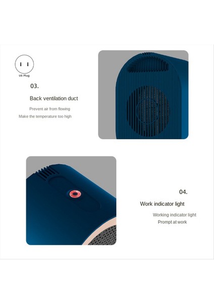 Isıtıcı Masaüstü Küçük Isıtıcı Elektrikli Isıtıcı Öğrenci Yurt Isıtma Fanı Sıcak Hava Fan Yeşil Us-Plug (Yurt Dışından) fiyatları