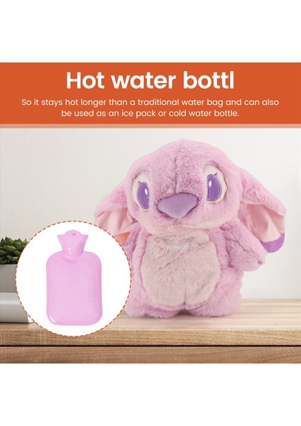 Disney Stitch Kış Ekstra Büyük Peluş Sıcak Su Şişesi Anime Kadınların Karikatür Ev Su Dolgusu El Sıcak Isıtıcı Pink (Yurt Dışından) fırsatları