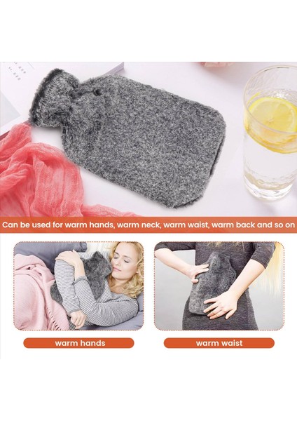 Sıcak Su Şişesi Yatak Sıcak Bel Sıcak Sırt Sıcak Su Şişesi Süper Yumuşak Peluş Malzeme Kapağı, Bir (Yurt Dışından) indirimleri