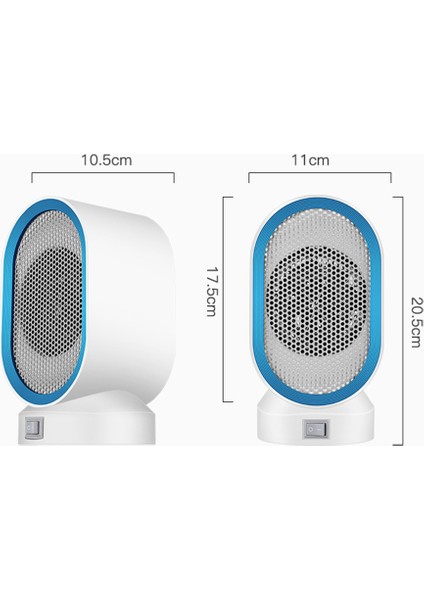 Taşınabilir Elektrikli Isıtıcı Fan Isıtma Sıcak Hava Üfleyici Masaüstü Ev Isıtma Sobası Radyatör Isıtıcı Makinesi Mavisi Ab Fiş (Yurt Dışından) indirimleri
