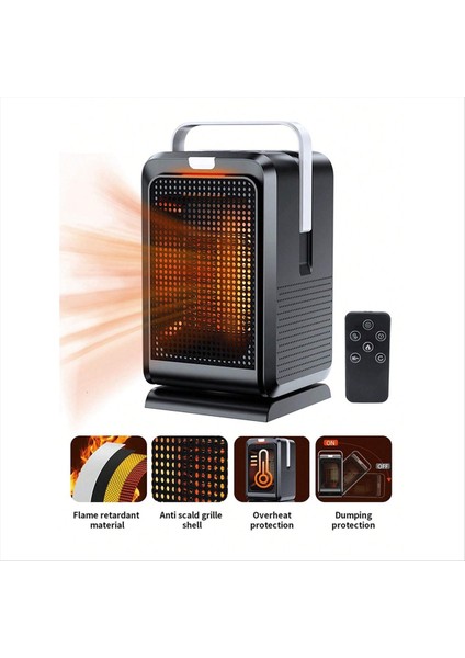 1000W Masaüstü Isıtıcı Ev Ofis Taşınabilir Fan Isıtı Motoru Açmadan Taşınabilir Fan Isıtı (Yurt Dışından) fırsatları