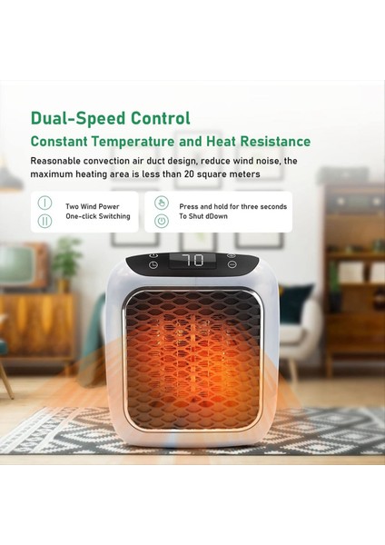 Mini Fan Isıtıcı, Fan Isıtıcı Soketi, Soket Isıtıcı, Fan Isıtıcı, 800 Watt, Uzaktan Kumanda Ingiltere Fişi (Yurt Dışından) modelleri