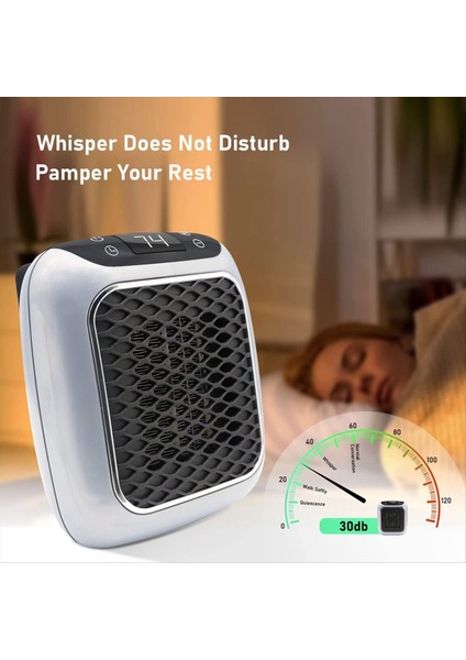 Mini Fan Isıtıcı, Fan Isıtıcı Soketi, Soket Isıtıcı, Fan Isıtıcı, 800 Watt, Uzaktan Kumanda Ingiltere Fişi (Yurt Dışından) fırsatları
