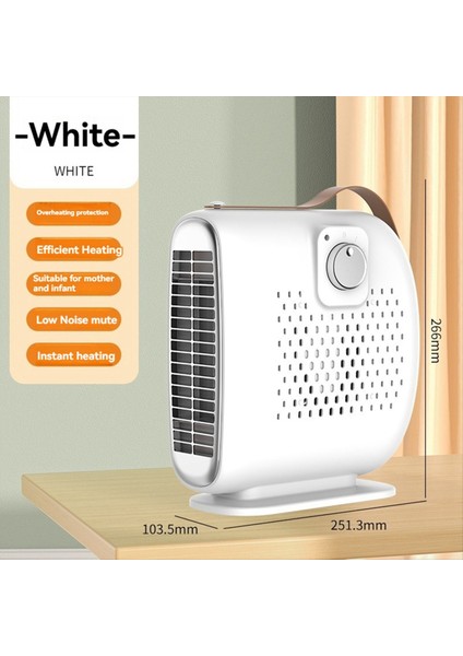 Taşınabilir Elektrikli Isıtıcı 800W Alan Isıtıcı Ptc Hızlı Isıtma Ofis Ev Beyaz (Abd) Için Otomatik Sabit Sıcaklık (Yurt Dışından) fiyatları
