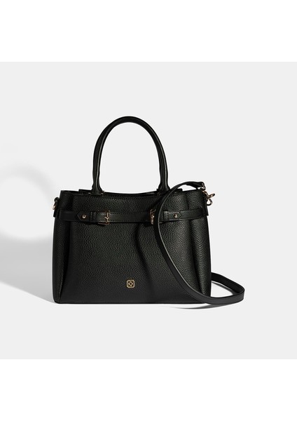 Kadın Siyah Omuz Askılı El Çantası