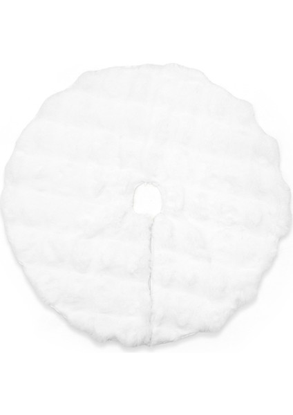 Yumuşak Dokulu Çam Ağacı Eteği Halısı | Beyaz Bubble Yılbaşı Ağacı Altı Halısı | 80X80CM | MYA03 fiyatları