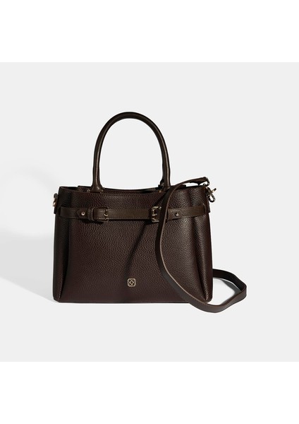 Kadın Kahve Omuz Askılı El Çantası