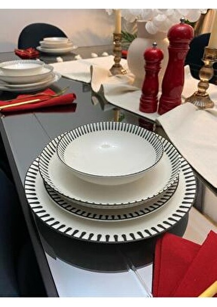 Atina Porselen Yemek Takımı 24 Parça