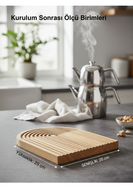 Lüx Bambu Sunumluk, Dekoratif Gökkuşağı Sunum ve Kesme Tahtası fiyatları