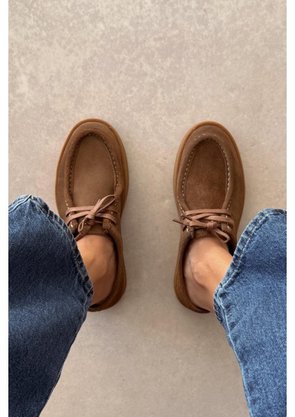 Rush Camel Hakiki Deri Ayakkabı indirimleri