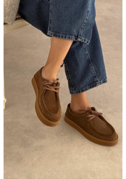 Rush Camel Hakiki Deri Ayakkabı