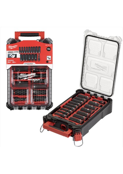 Endüstriyel Shw 1/2 Packout Darbeli Lokma Seti 16 Adet 4932480943