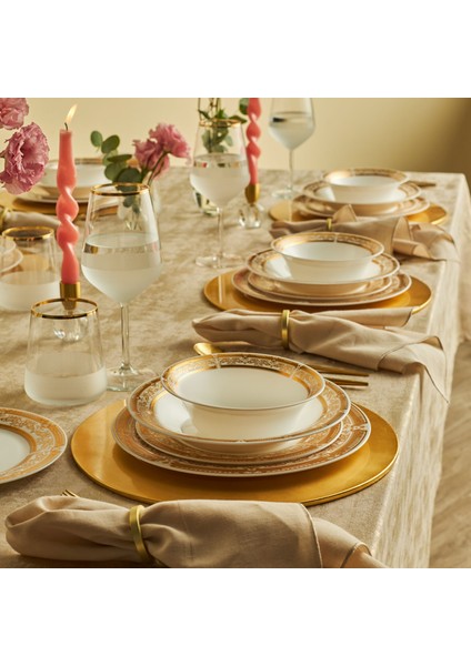 Forever Bone Goldenia 24 Parça 6 Kişilik Yemek Takımı indirimleri