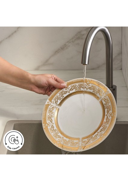 Forever Bone Goldenia 24 Parça 6 Kişilik Yemek Takımı