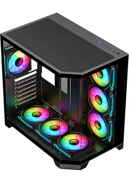 Frısby FC-9550G 850W 80+(Bronze) Argb 7x Fan Gamıng Kasa