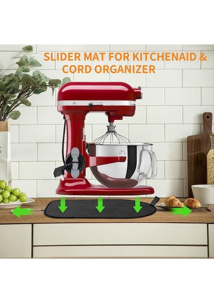 Kitchenaid Stand Mikser Için 4.5-5l Için Kayar Mat, Mutfakaid Mikser Aksesuarları Için Uyumlu Kaydırıcı Mat (Yurt Dışından) modelleri