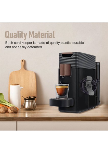 2 Paket Kablo Organizatörü Aletler, Kordon Sargısı Mutfak Mikseri Kablo Sargısı Tel Depolama Eki Siyah (Yurt Dışından) fırsatları