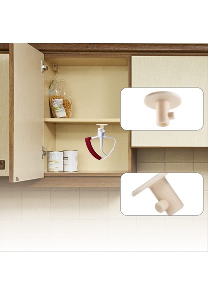 4 Adet Stand Mikser Tutucuları, Vidalı Karıştırıcı Eklemeli Mutfak Depolama Organizatörü Organizatör (Yurt Dışından) fiyatları