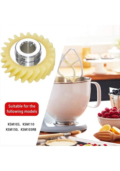6pcs W10112253 Mikser Solucan Dişli Değiştirme Parçası Kitchenaid Mikserler Için Kesin Uyum Whirlpool &amp; Kitchenaid Mikserler (Yurt Dışından) indirimleri