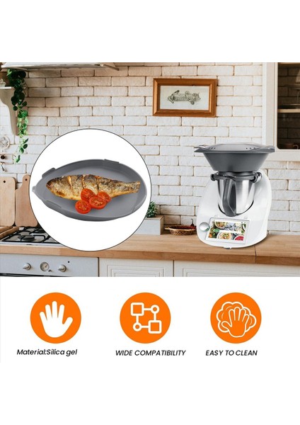 Pişirme Makinesi Silikon Tepsisi Thermomix Tm6 Tm6 Tm5 TM31 Pişirme Tepsisi Mat Buharlı Bulma Plakası Pan Mutfak Aksesuarı (Yurt Dışından) fırsatları