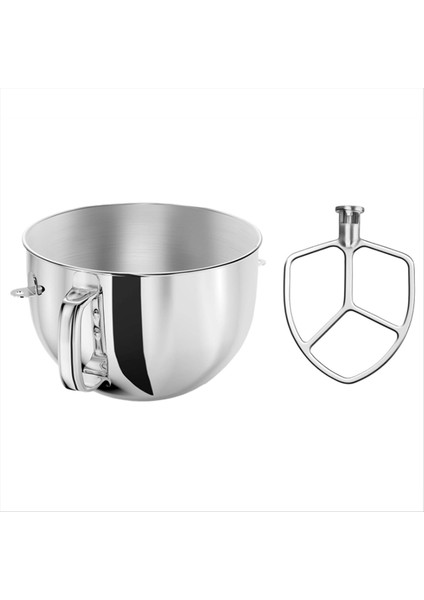 Paslanmaz Çelik Profesyonel Hamur Kancası ve Mutfakta 5 Plus ve 600 Serisi Mikser Için 5 ve 6 Quart Mixer Için Karıştırma Kasesi (Yurt Dışından)