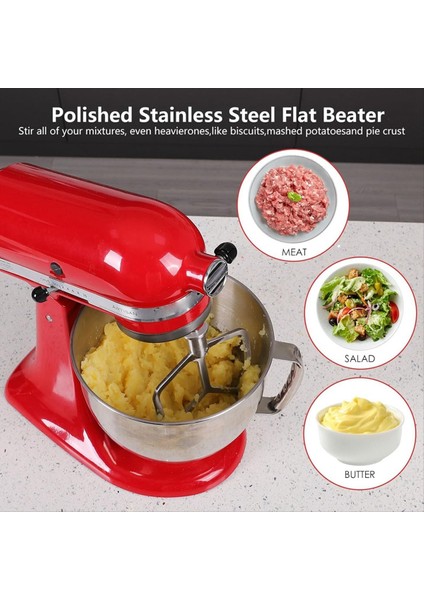 Paslanmaz Çelik Profesyonel Hamur Kancası ve Mutfakta 5 Plus ve 600 Serisi Mikser Için 5 ve 6 Quart Mixer Için Karıştırma Kasesi (Yurt Dışından) indirimleri