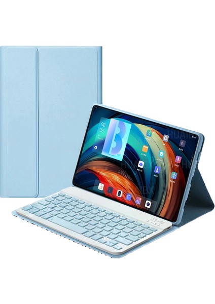 Xiaomi Redmi Pad 2 11INÇ 2025 Kılıf Kablosuz Klavyeli Case Mobax Türkçe Klavye