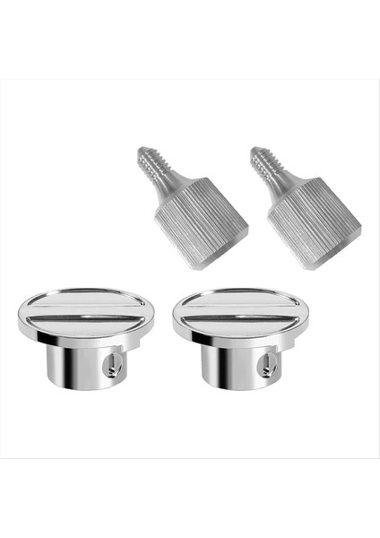 2set Paslanmaz Çelik Ek Knob Başparmak Vidaları Stand Mikserleri Ek Kapağı Hub Için Göbek Vidalı Aksesuar (Yurt Dışından)
