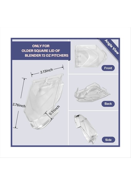 Meyve Suyu Aksesuarları Küçük Blender Kapağı Yedek Spout, Profesyonel Blender Kapağı Flep Net Kapak Kapağı Küçük (Yurt Dışından) fırsatları