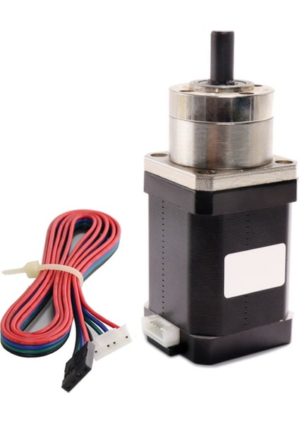 17HS6401S-PG5.18-1 Redüktörlü Nema 17 Step Motor 70N.CM D Tip Mil 2 Faz 1.7A 1.8 Derece 200 Adım 3D