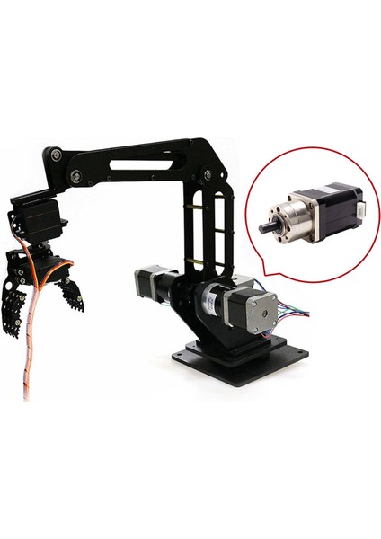 17HS6401S-PG5.18-1 Redüktörlü Nema 17 Step Motor 70N.CM D Tip Mil 2 Faz 1.7A 1.8 Derece 200 Adım 3D modelleri