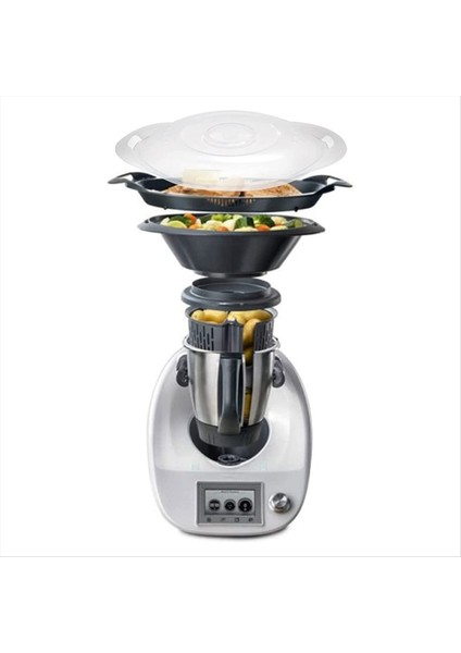 Thermomix Tm6, Tm5, TM31 Için Şeffaf Buharlama Tavası Kapağı Mutfakta Gıda Işlemcileri Için Evrensel Yedek Kapak (Yurt Dışından) modelleri